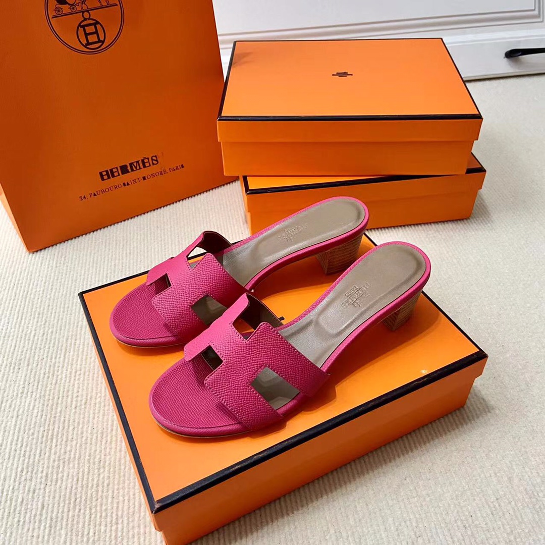 에르메스 올수공 오아시스 슬리퍼 샌들 앱송 32